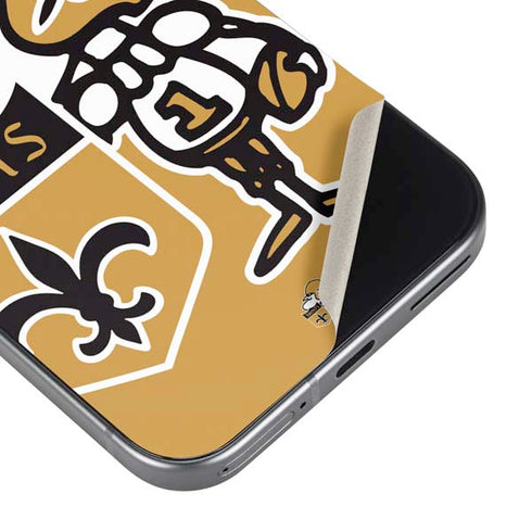 NFL New Orleans Saints Retro Logo Pixel 9 Pro XL Skin